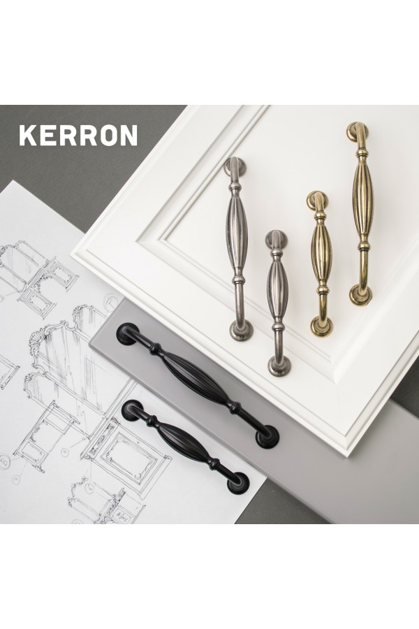 Ручка-скоба, 128 мм, матовый черный