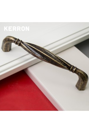 Ручка-скоба, 128 мм, чернёный старинный цинк