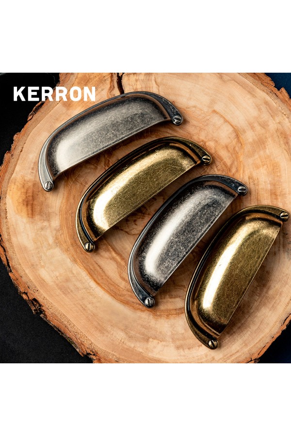 Ручка-ракушка, 96 мм, чернёный старинный цинк RS-118-96 BAZ