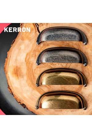 Ручка-ракушка, 96 мм, чернёный старинный цинк RS-118-96 BAZ