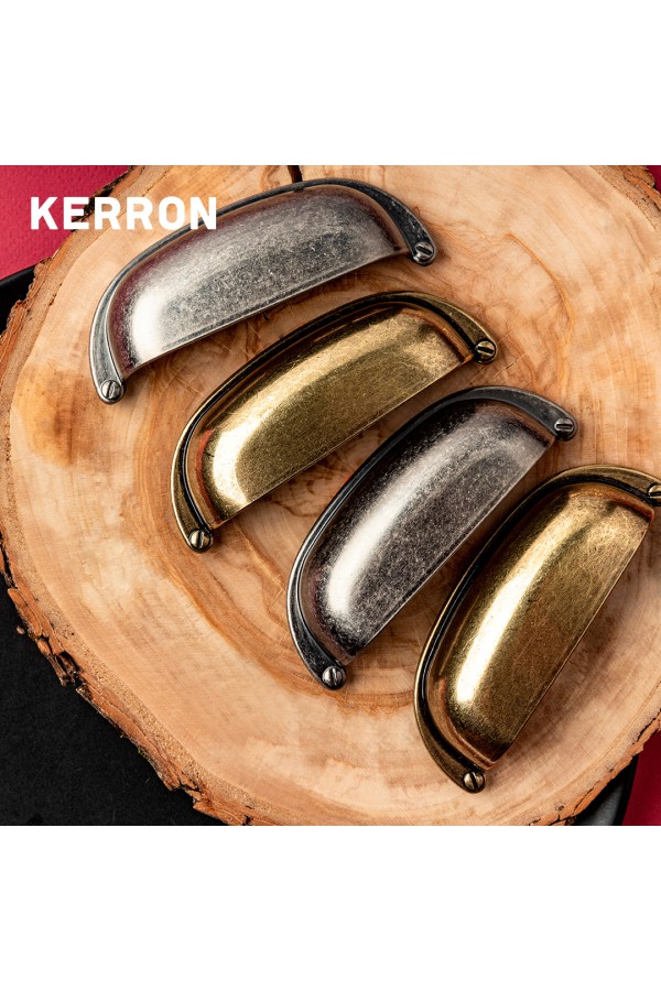 Ручка-ракушка, 96 мм, чернёный старинный цинк RS-118-96 BAZ