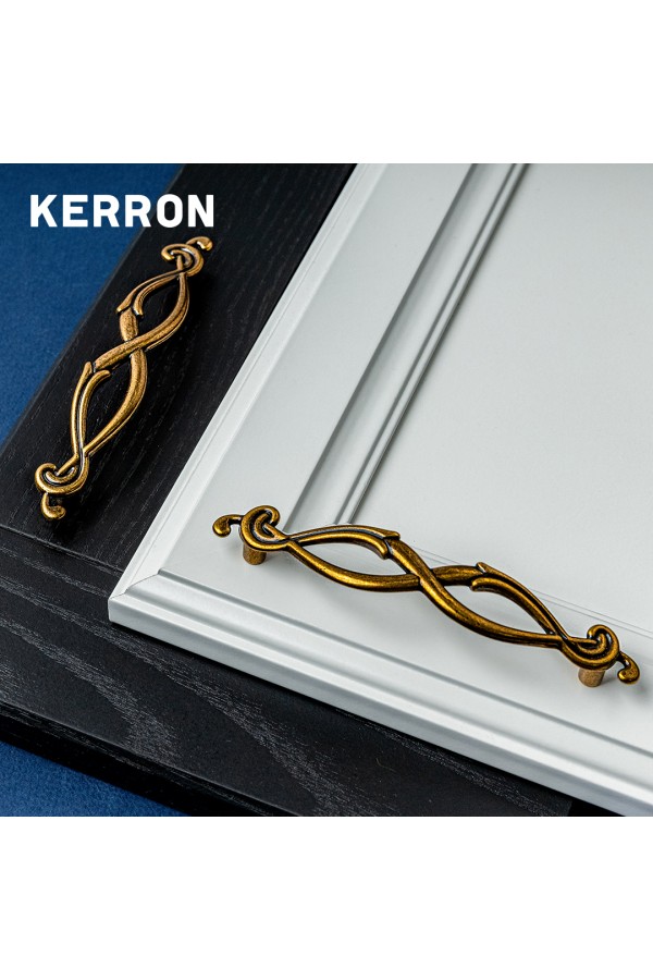 Ручка-скоба, 128 мм, оксидированная бронза