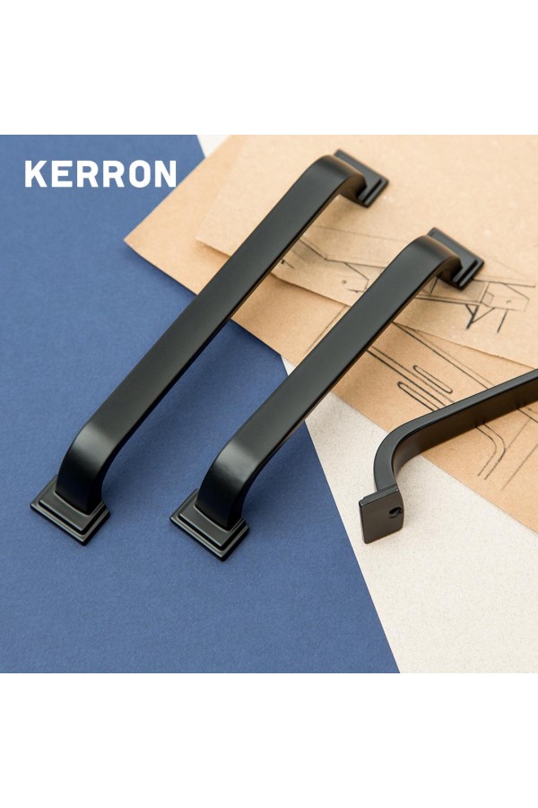 Ручка-скоба, 128 мм, матовый черный