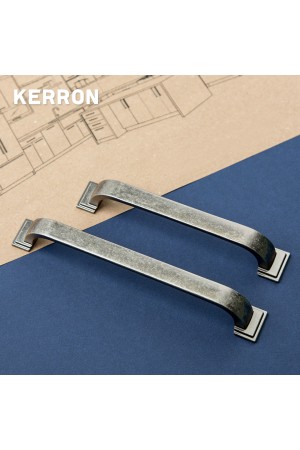 Ручка-скоба, 160 мм, чернёный старинный цинк