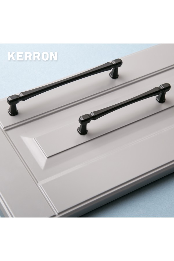 Ручка-скоба, 128 мм, матовый черный