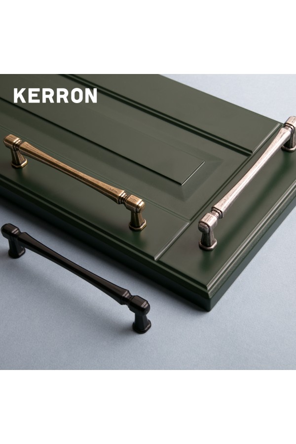 Ручка-скоба, 160 мм, старинное серебро