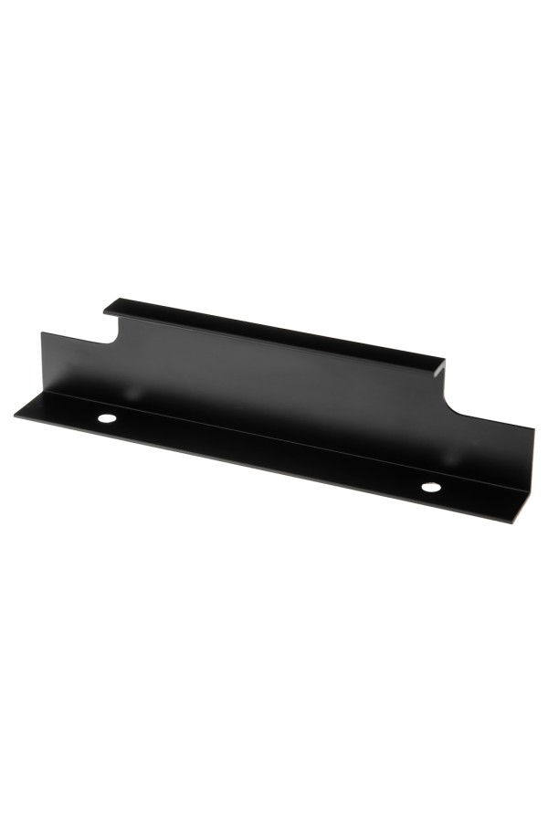 Ручка торцевая, 150 мм (фасад 18 мм), матовый черный RT-001-150 BL