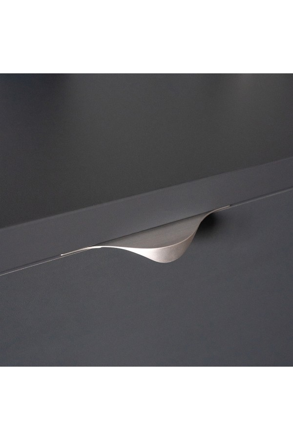 Ручка торцевая, 150 мм (фасад 18 мм), матовый хром RT-002-150 SC