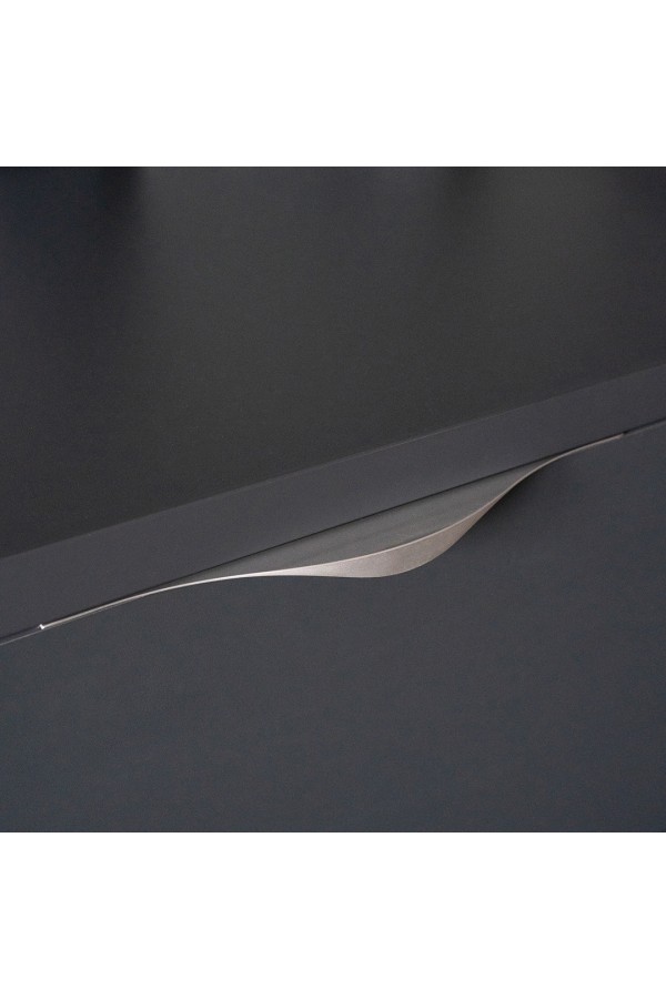 Ручка торцевая, 300 мм (фасад 18 мм), матовый хром RT-002-300 SC