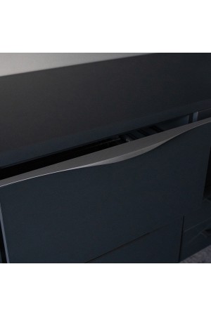 Ручка торцевая,  800 мм (фасад 18 мм),  матовый хром RT-002-800 SC