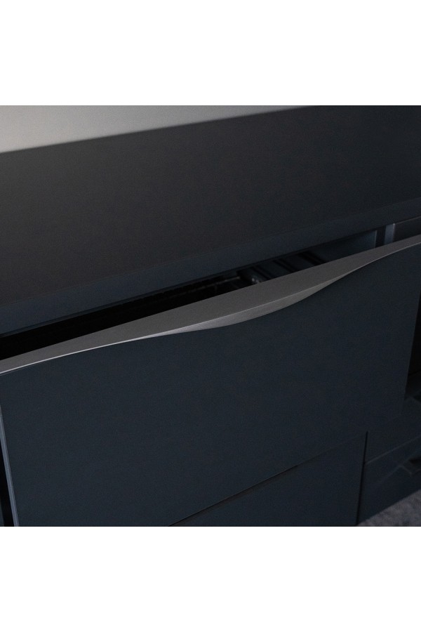 Ручка торцевая, 800 мм (фасад 18 мм), матовый хром RT-002-800 SC