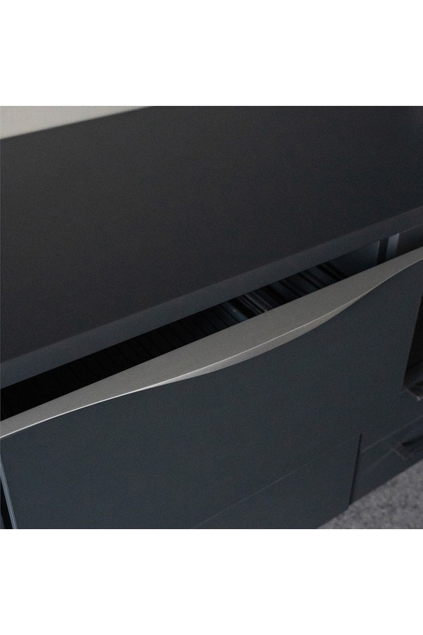 Ручка торцевая, 900 мм (фасад 18 мм), матовый хром RT-002-900 SC