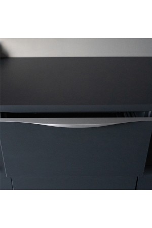 Ручка торцевая,  900 мм (фасад 18 мм),  матовый хром RT-002-900 SC