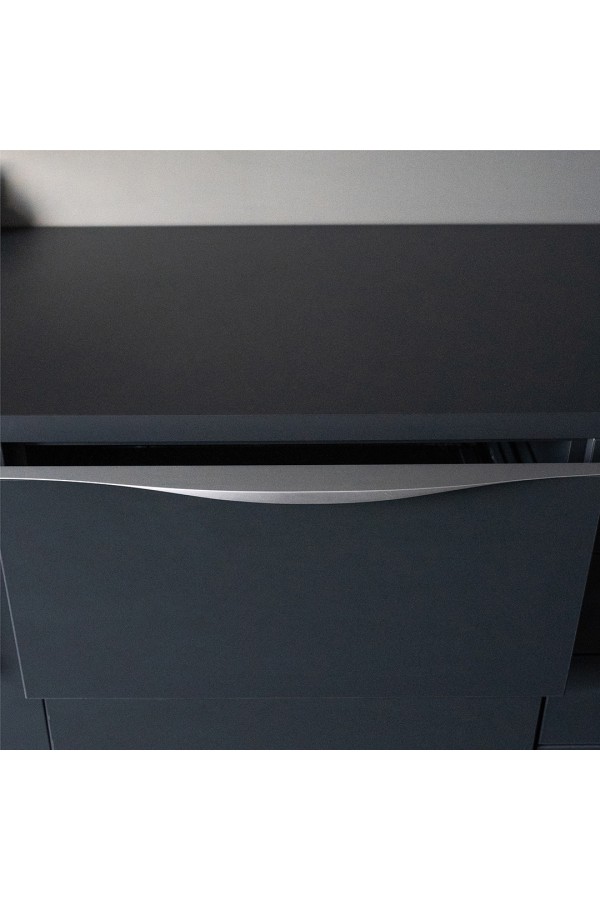 Ручка торцевая, 900 мм (фасад 18 мм), матовый хром RT-002-900 SC