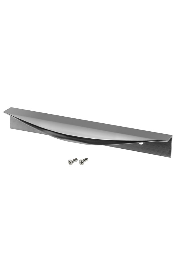 Ручка торцевая, 200 мм (фасад 18 мм), хром RT-003-200