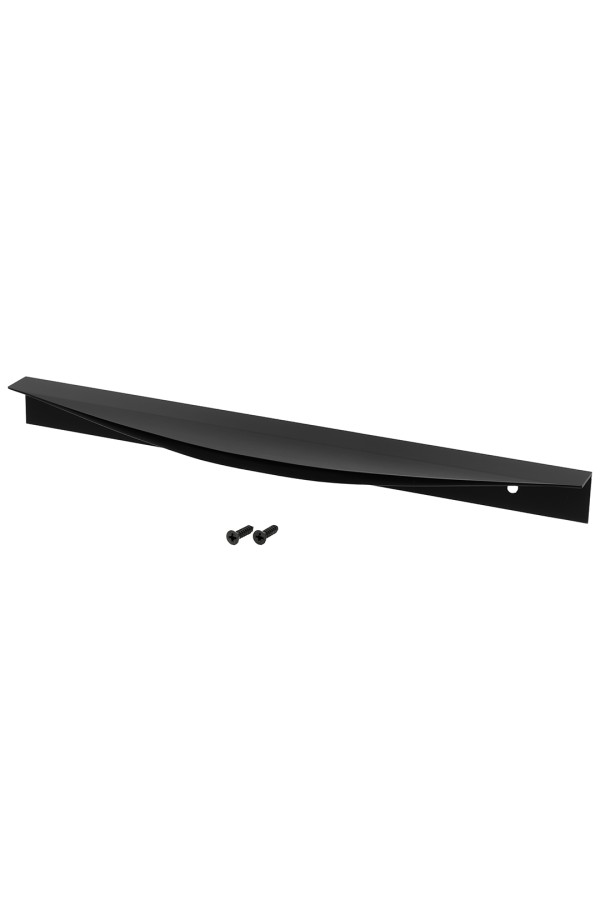 Ручка торцевая, 300 мм (фасад 18 мм), матовый черный RT-003-300 BL