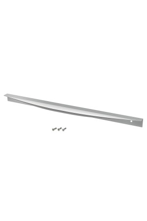 Ручка торцевая,  450 мм (фасад 18 мм),  матовый хром RT-003-450 SC