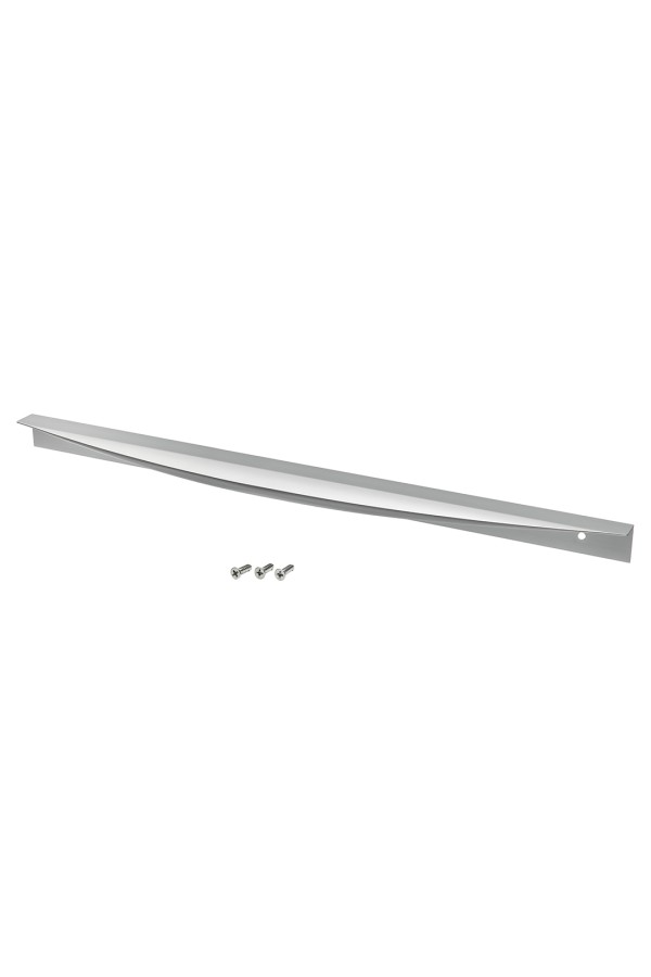 Ручка торцевая, 450 мм (фасад 18 мм), матовый хром RT-003-450 SC