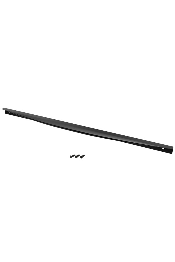 Ручка торцевая, 700 мм (фасад 18 мм), матовый черный RT-003-700 BL