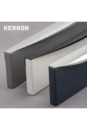 Ручка торцевая,  800 мм (фасад 18 мм),  матовый черный RT-003-800 BL