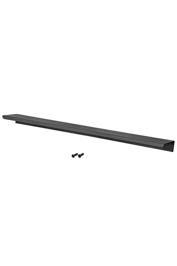 Ручка торцевая RT-005-400 BL, 400 мм, матовый черный