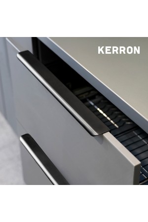 Ручка торцевая, 320/397 мм, матовый черный