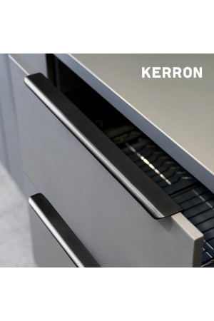 Ручка торцевая, 384/447 мм, матовый черный