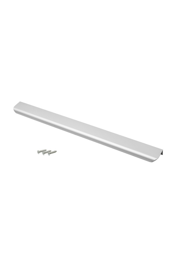 Ручка торцевая, 384/447 мм, матовый хром