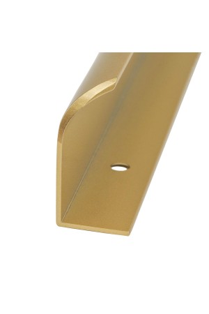 Ручка торцевая, 512/597 мм, матовое золото