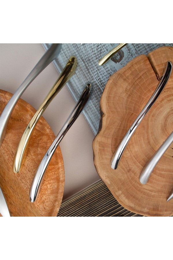 Ручка-скоба, 96 мм, золото