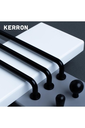 Ручка-скоба, 128 мм, матовый черный