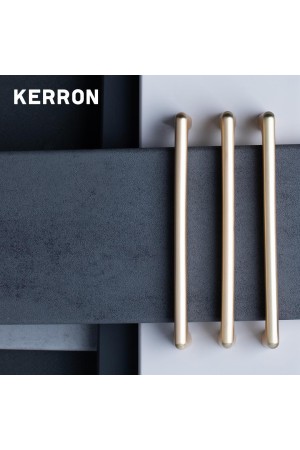 Ручка-скоба, 192 мм, матовое золото