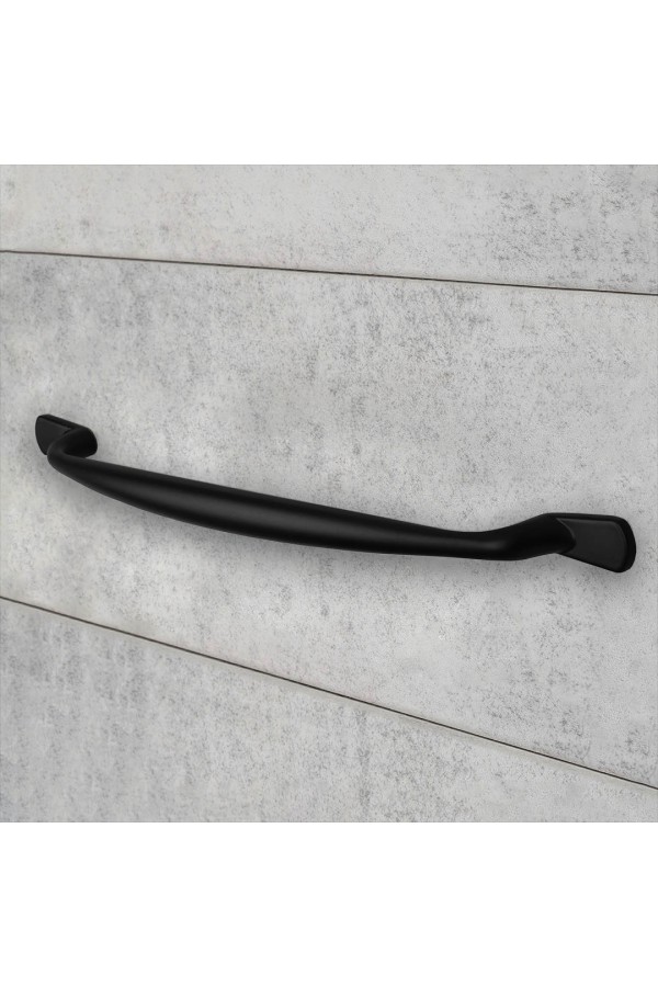 Ручка-скоба, 160 мм, матовый черный