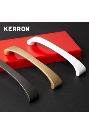 Ручка-скоба, 128 мм, матовое золото