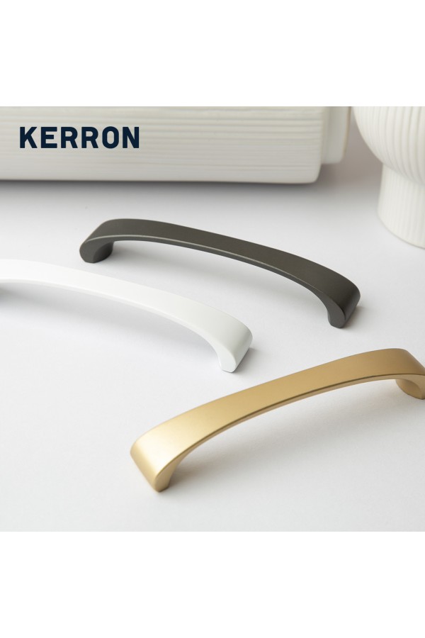 Ручка-скоба, 128 мм, матовое золото