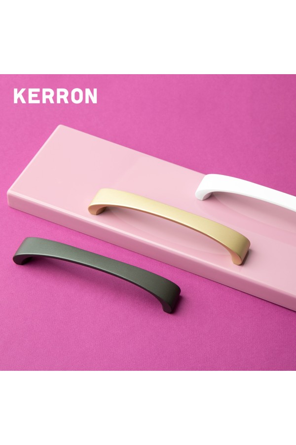 Ручка-скоба, 128 мм, матовый белый