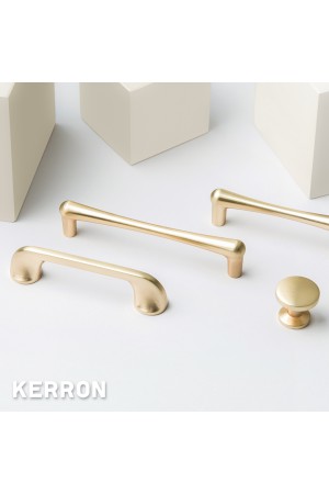 Ручка-скоба, 128 мм, матовое золото