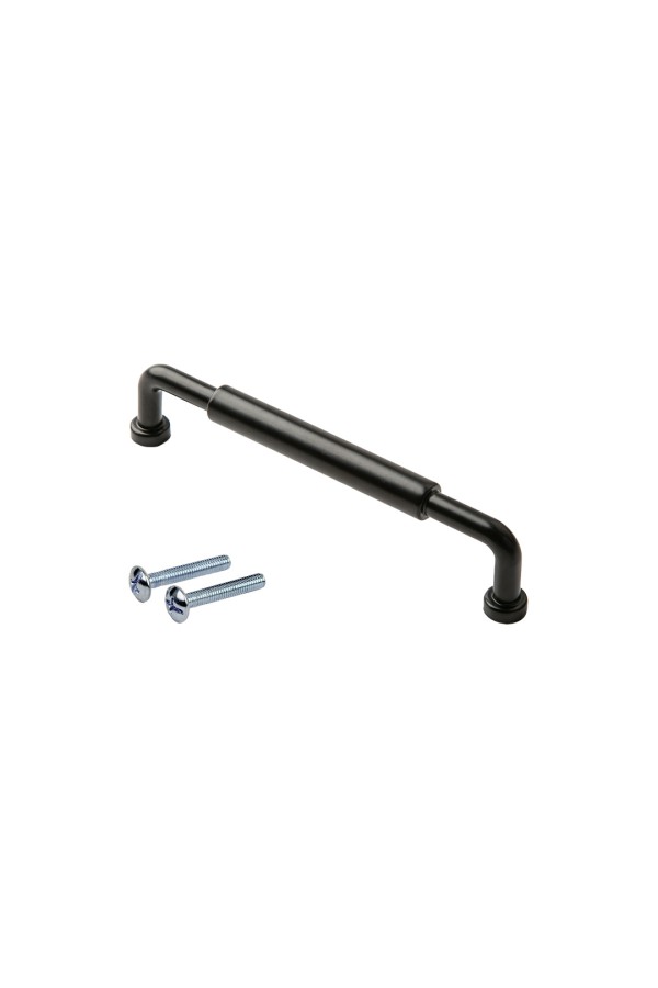 Ручка-скоба, 128 мм, матовый черный