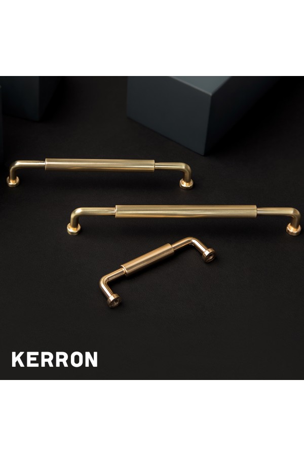 Ручка-скоба, 160 мм, матовое золото