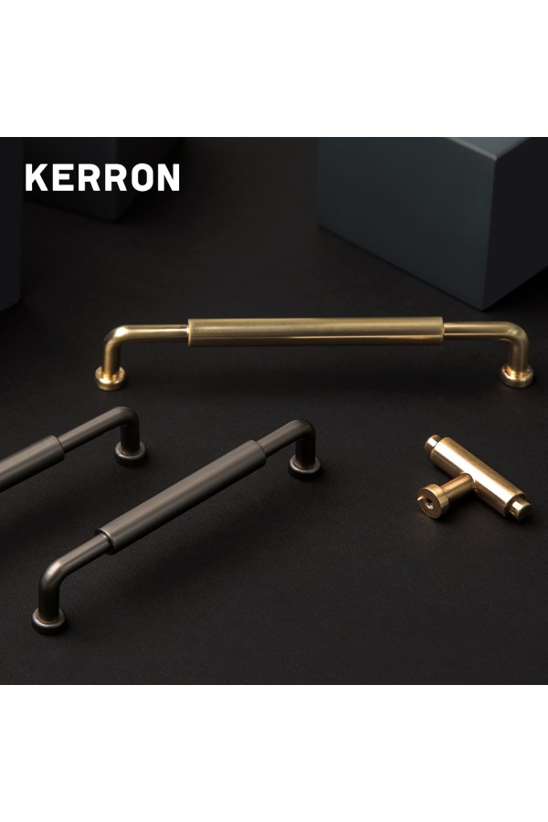 Ручка-скоба, 160 мм, матовое золото