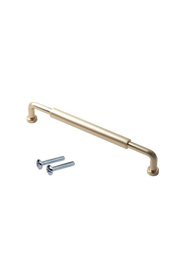 Ручка-скоба, 160 мм, матовое золото