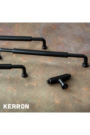 Ручка-скоба, 96 мм, матовый черный