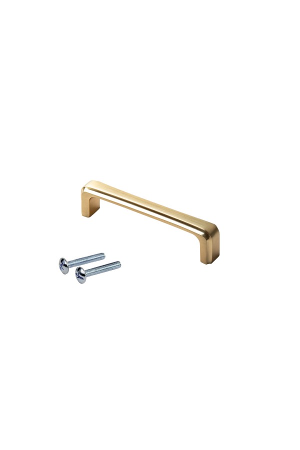 Ручка-скоба, 96 мм, матовое золото