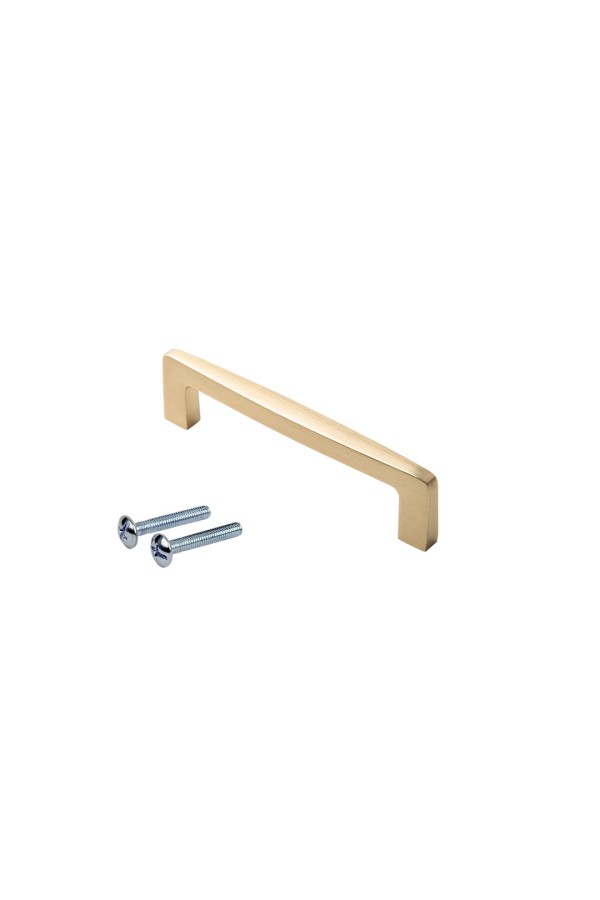 Ручка-скоба, 96 мм, матовое золото