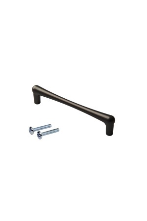 Ручка-скоба, 128 мм, матовый черный