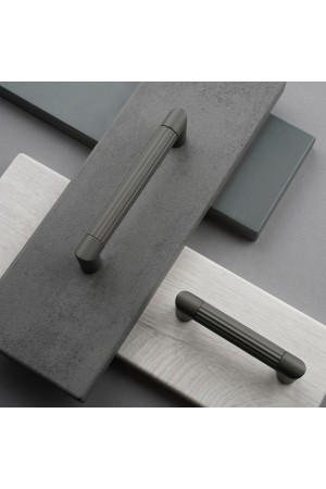 Ручка-скоба, 128 мм, графит