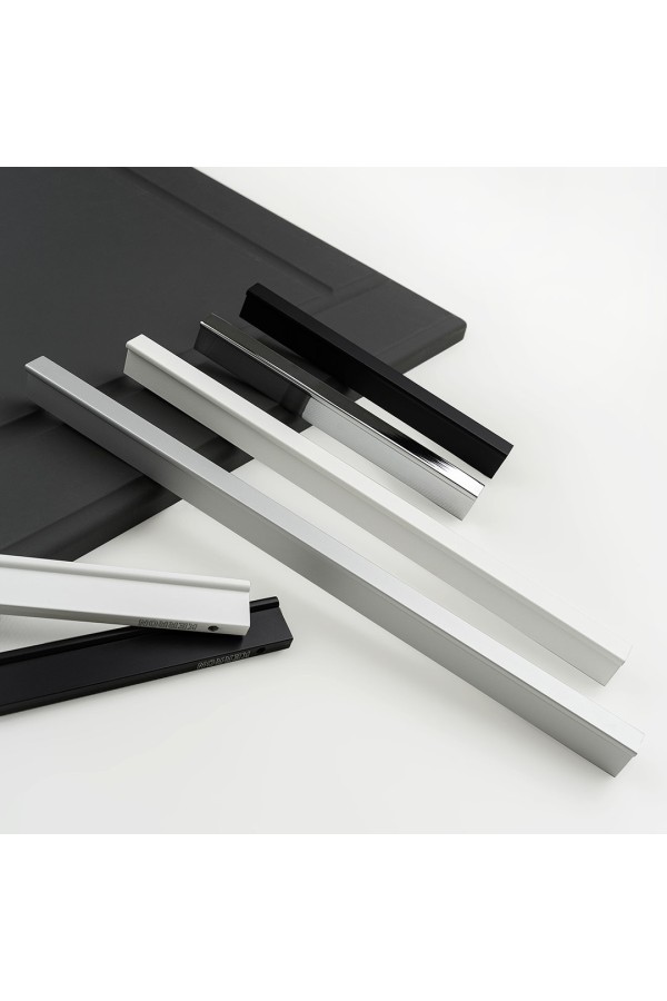 Накладная ручка, T-образная 224 мм, матовый черный S-2638-224 BL