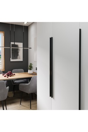 Накладная ручка,  Г-образная 160 мм, матовый хром S-2639-160 SC