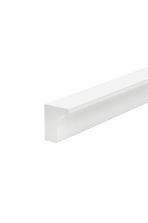 Накладная ручка,  Г-образная 320 мм, матовый белый S-2639-320 WT