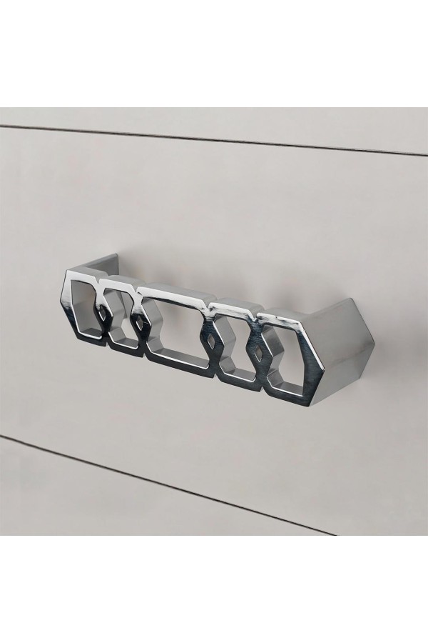 Ручка-скоба,128 мм, хром